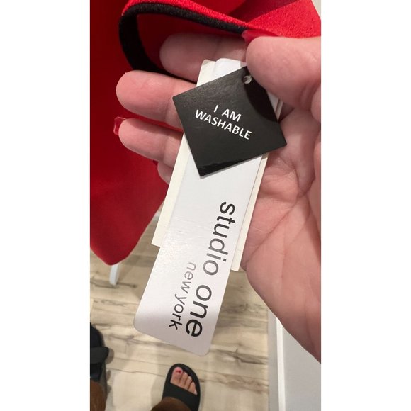 STUDIO ONE NEW YORK RED  DRESS - Picture 5 of 5